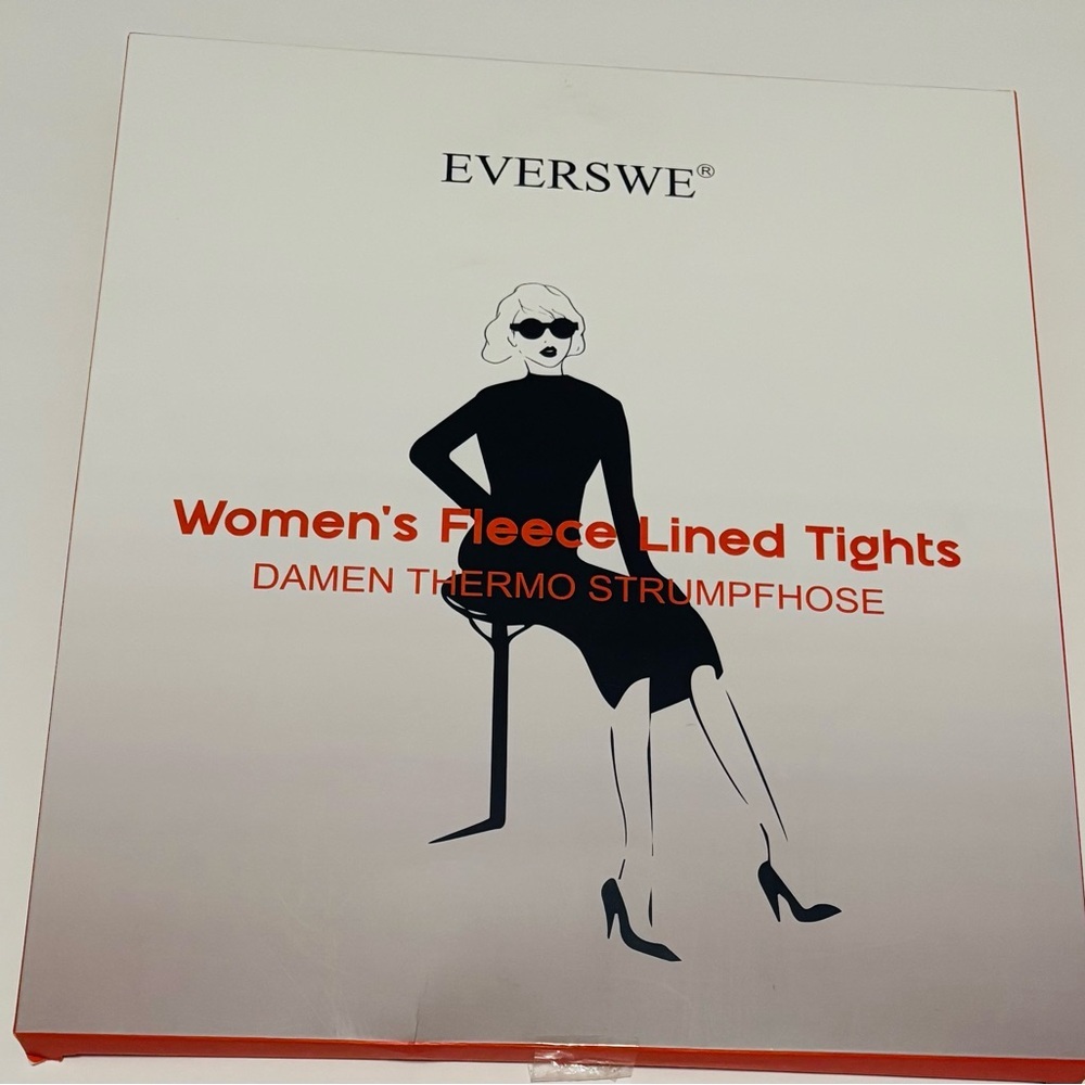 Everswe Women's Fleece Lined Tights